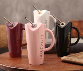 A collection of handled drinkware